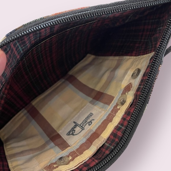 Clutch/ Wallet handbag- Spacious compartment including two pockets. Handmade Bag - Picture 7 of 10